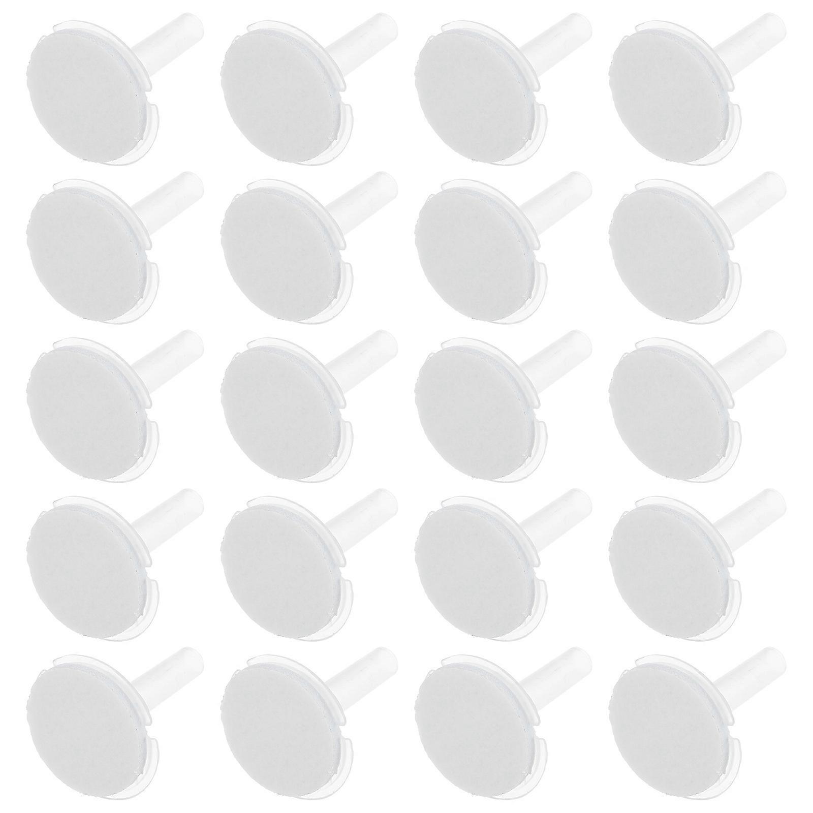 Flower Packing Accessories Plastic Holders for Fixing 100Pcs Transparent