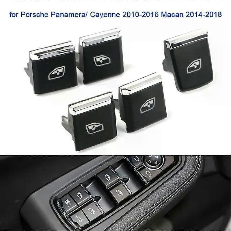 Driver Passenger Window Lift Push Switch Button Replacement For Porsche Cayenne Panamera 2010- Macan 2014-