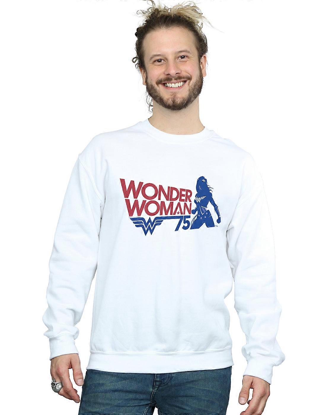 DC Comics Men's Wonder Woman Seventy Five Sweatshirt