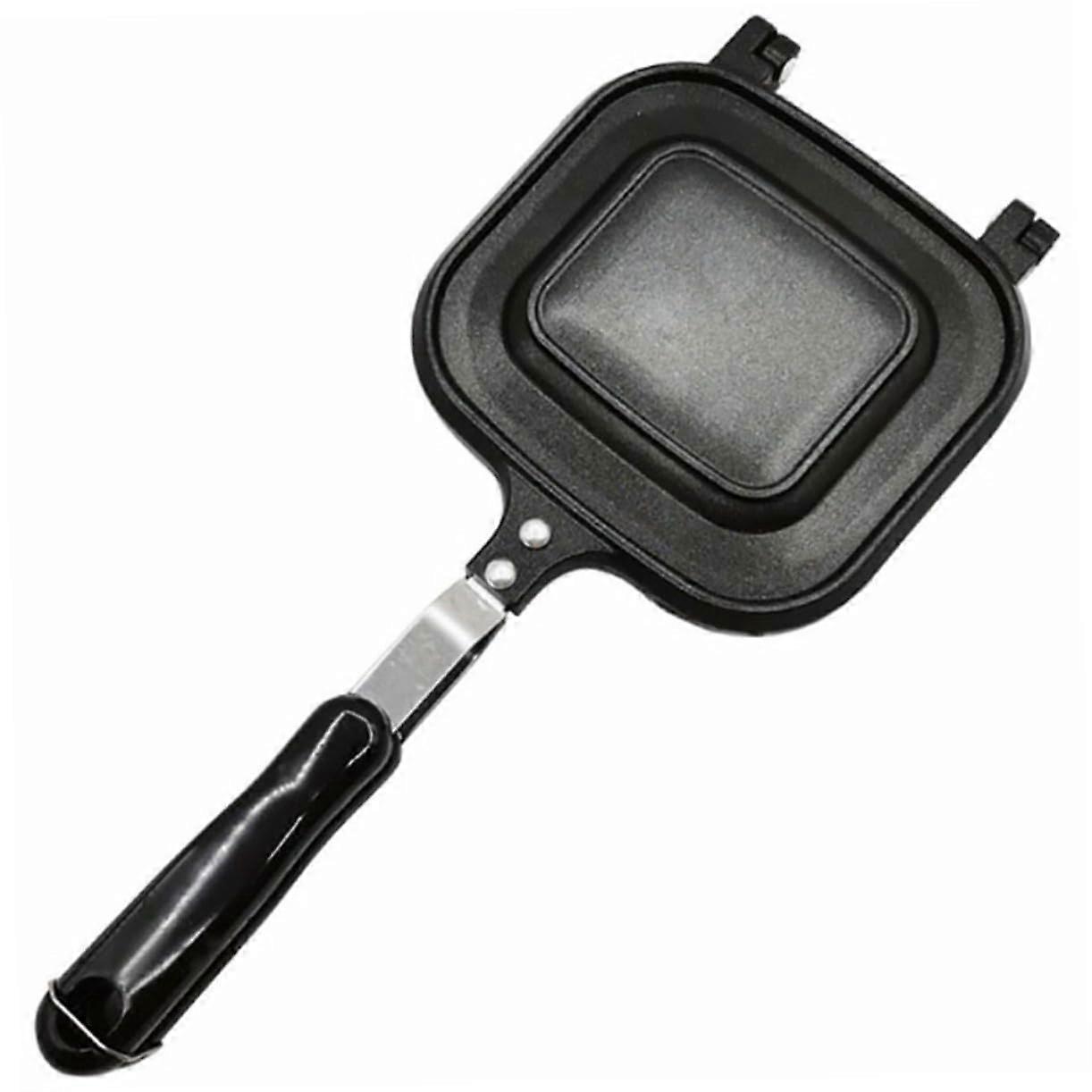 Non Stick Sandwich Maker Pan with Double Sided Heating, Easy Clean for Breakfast and Outdoor Cooking