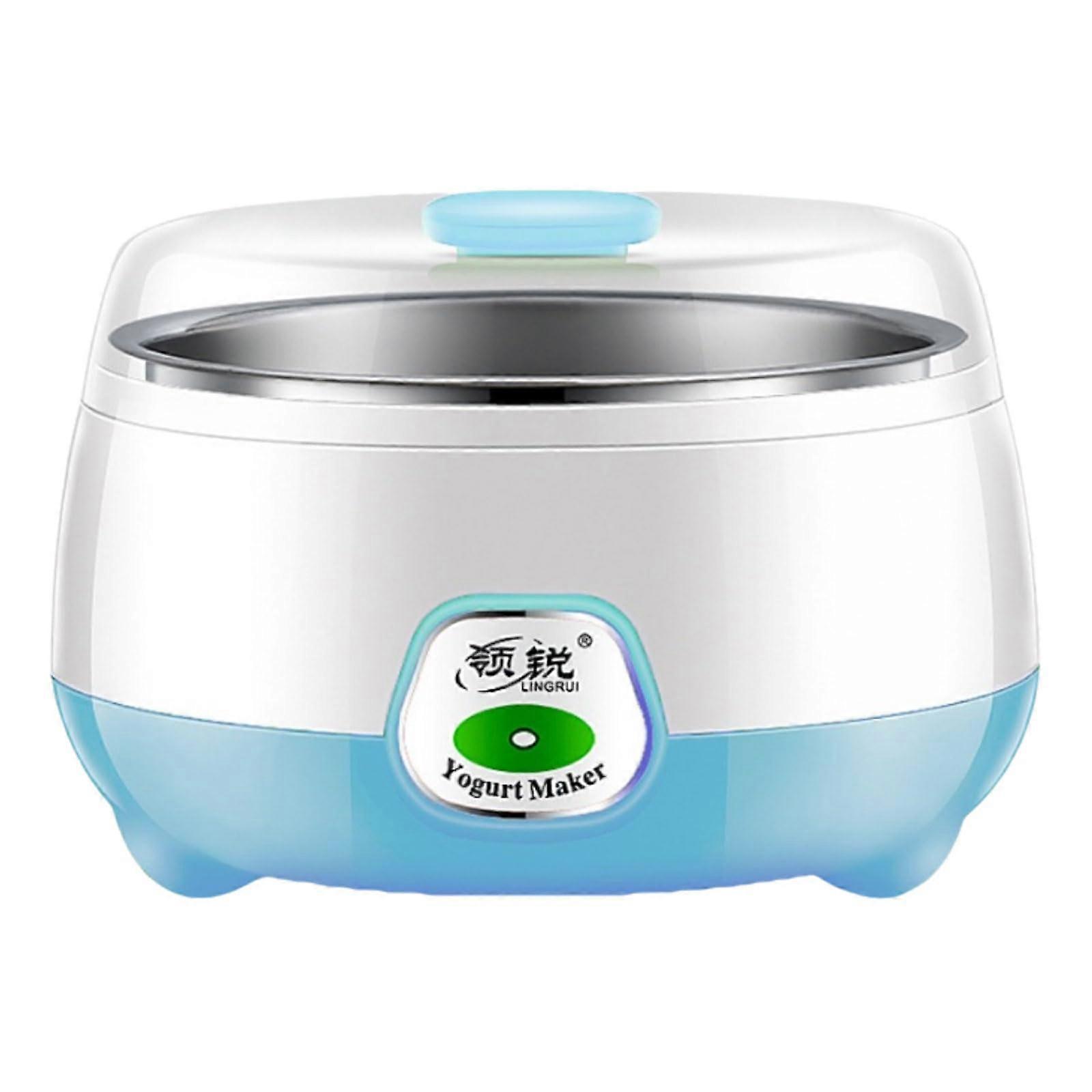 1L Electric Yogurt Maker with Timer, Stainless Steel Fermenter, OneTouch Temperature Control