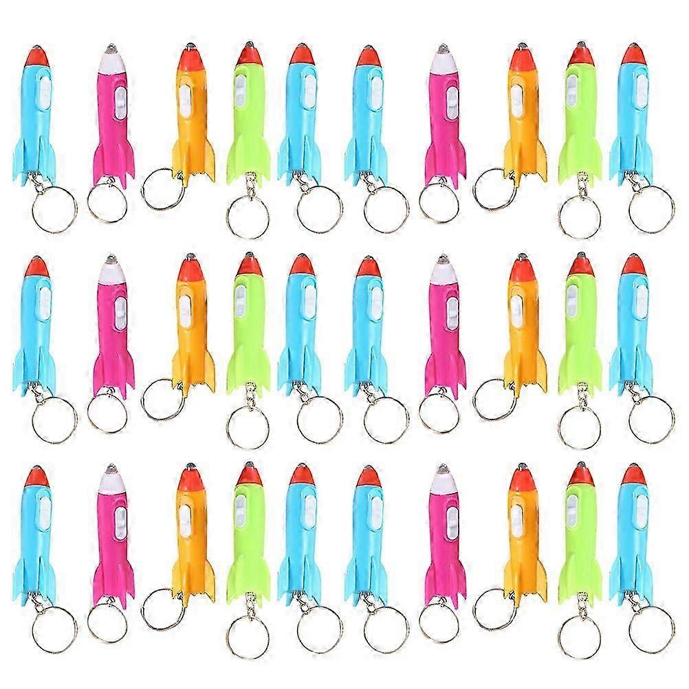 30pcs Super Creative Rockets Head Designed Handbag Key Pendants