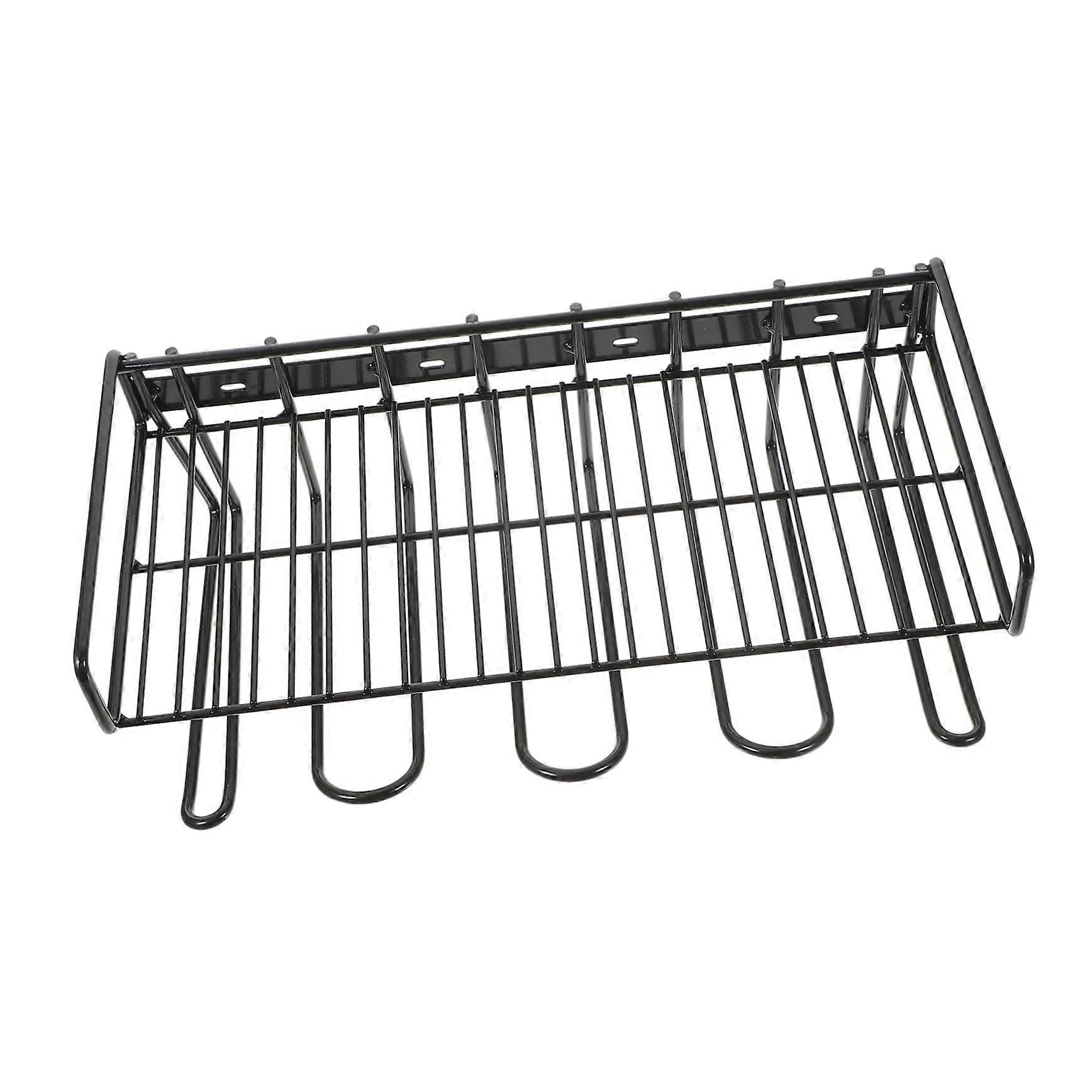 Wall Mounted Tool Organizer Heavy Duty Iron Garage Drill Holder Rack for SpaceSaving Storage