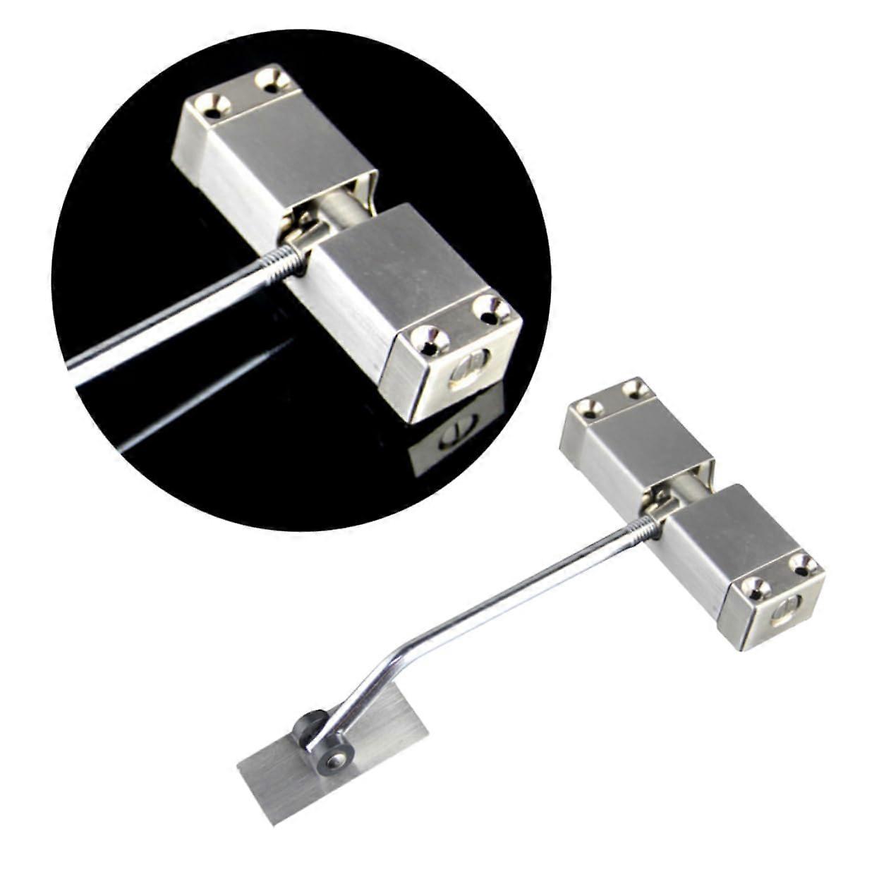 Stainless Steel Automatic Door Closer, Adjustable Spring Hinge, Easy Install for Right Left Swing Doors