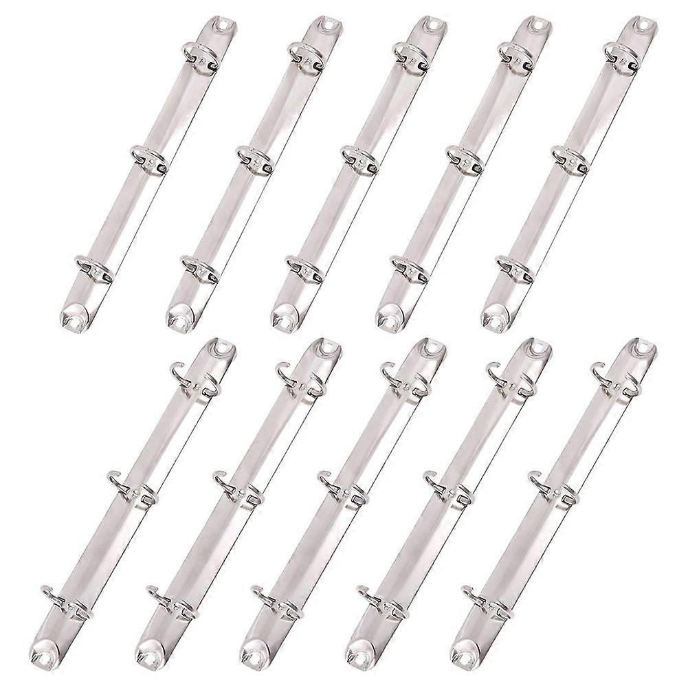 10Pcs A5 Notebook 3-Ring Binder Mechanismus Brief