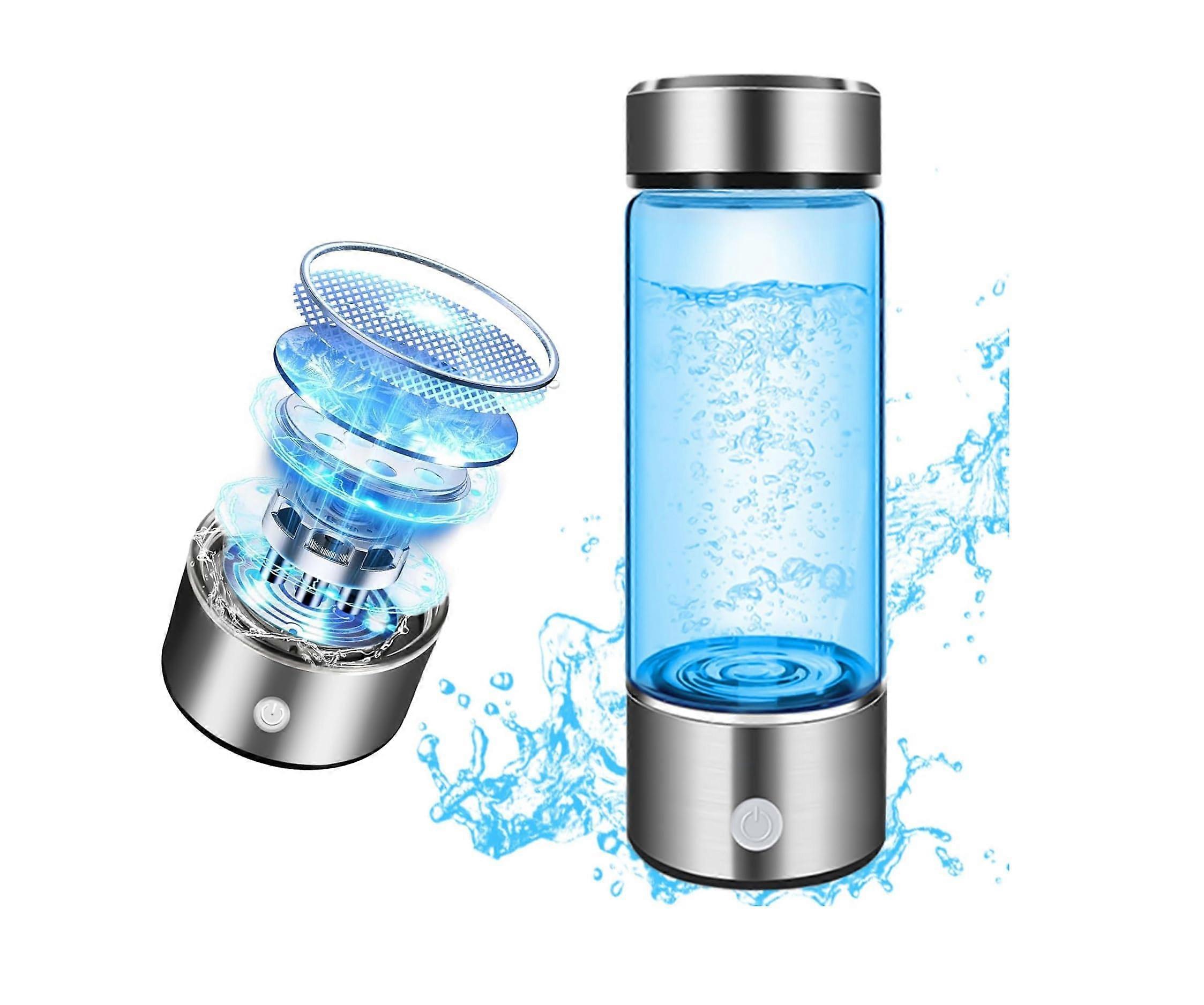 Hydrogen Water Bottle with Advanced SPE PEM Technology, 1200ppb Rapid Generation, Travel Size