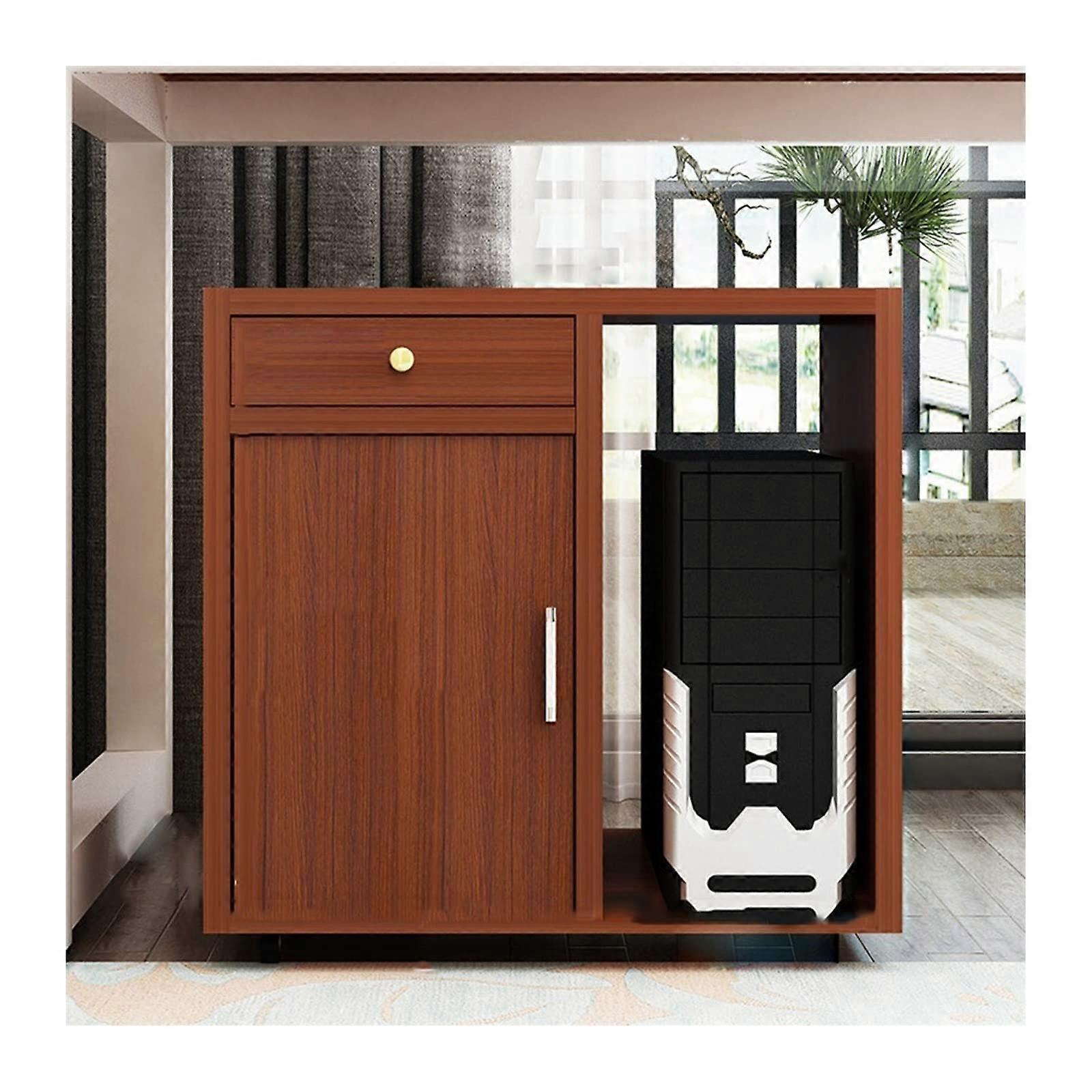 Printer Stand FloortoCeiling Computer Tower Shelf with Storage, Compact SpaceSaving Design