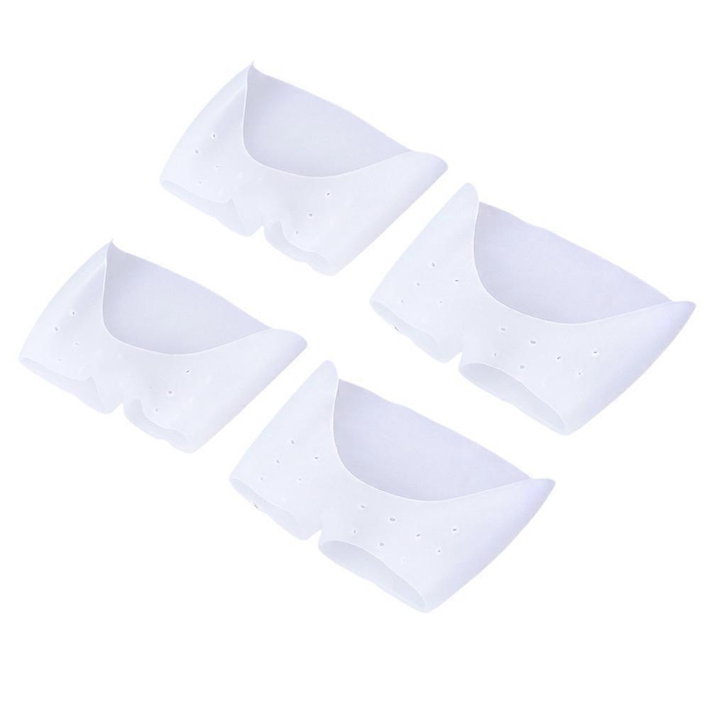 2 Pair Toe Separator Open Toe Metatarsal Cushions For Running Activities White Cushioning