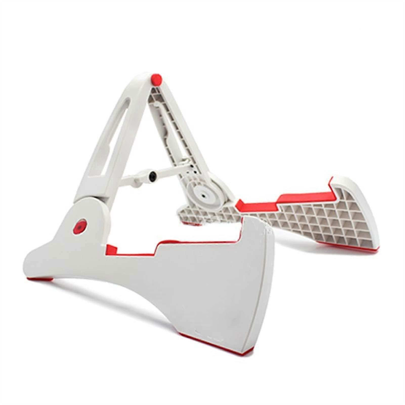 White Universal Guitar Stand with Protective Padding and Stable Base for All Types