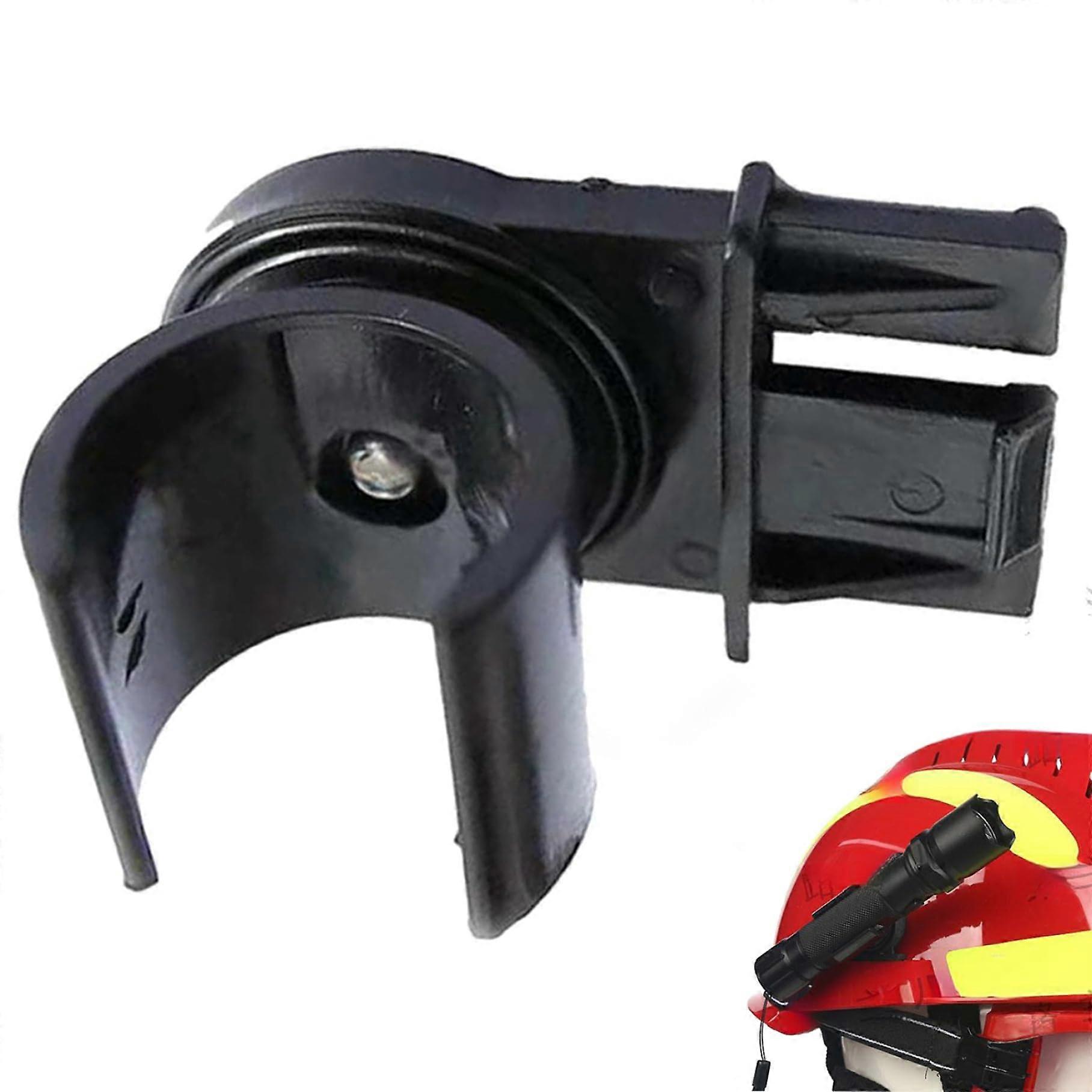 Hard Hat Light Mount and Fire Helmet Light Holder with Secure Side Attachment, Lightweight Design