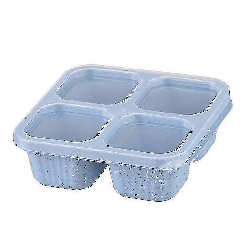 4 Containers Reusable Food Storage Containers for Work or Camping