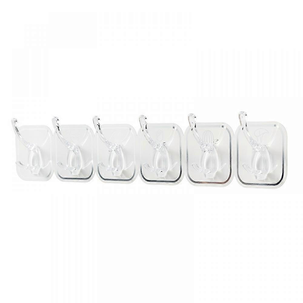 Adhesive Multi Hook Storage Strip Waterproof Organizer