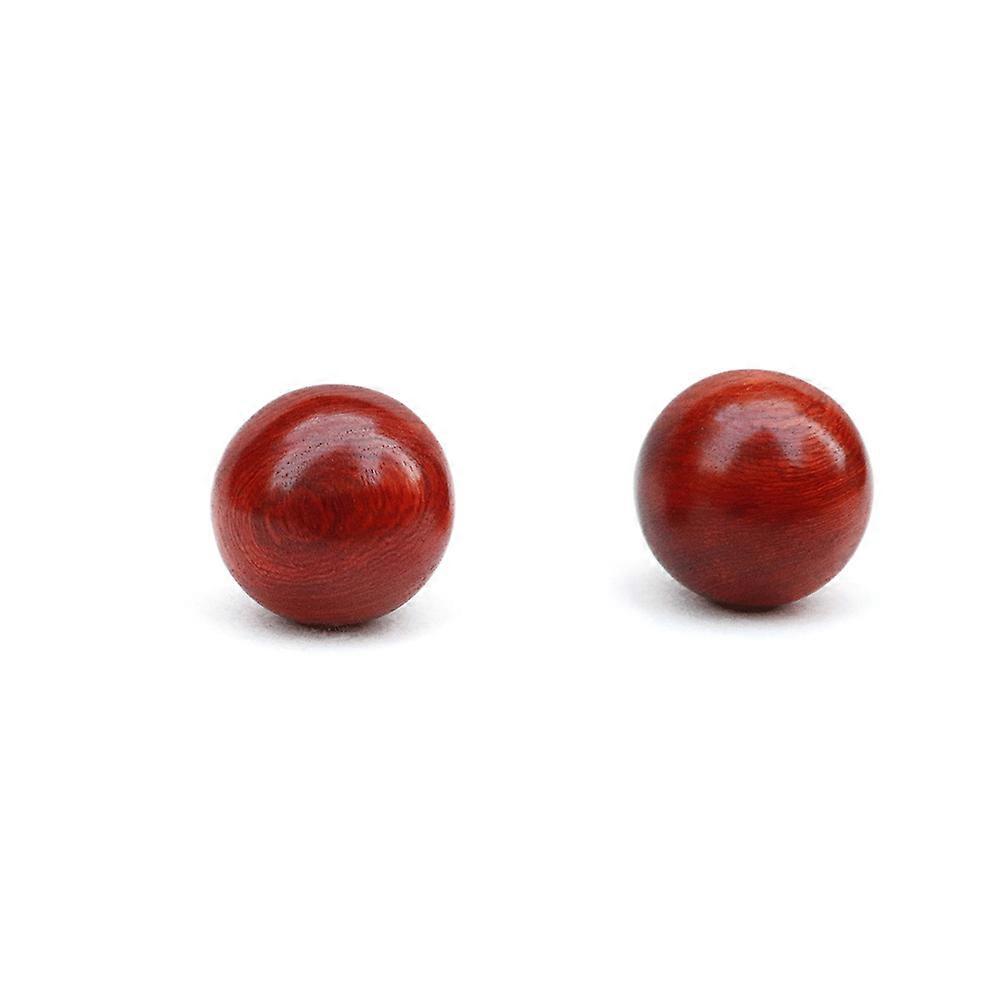 Dark Red Ball for Hand 2Pcs Practical Hand Training Balls