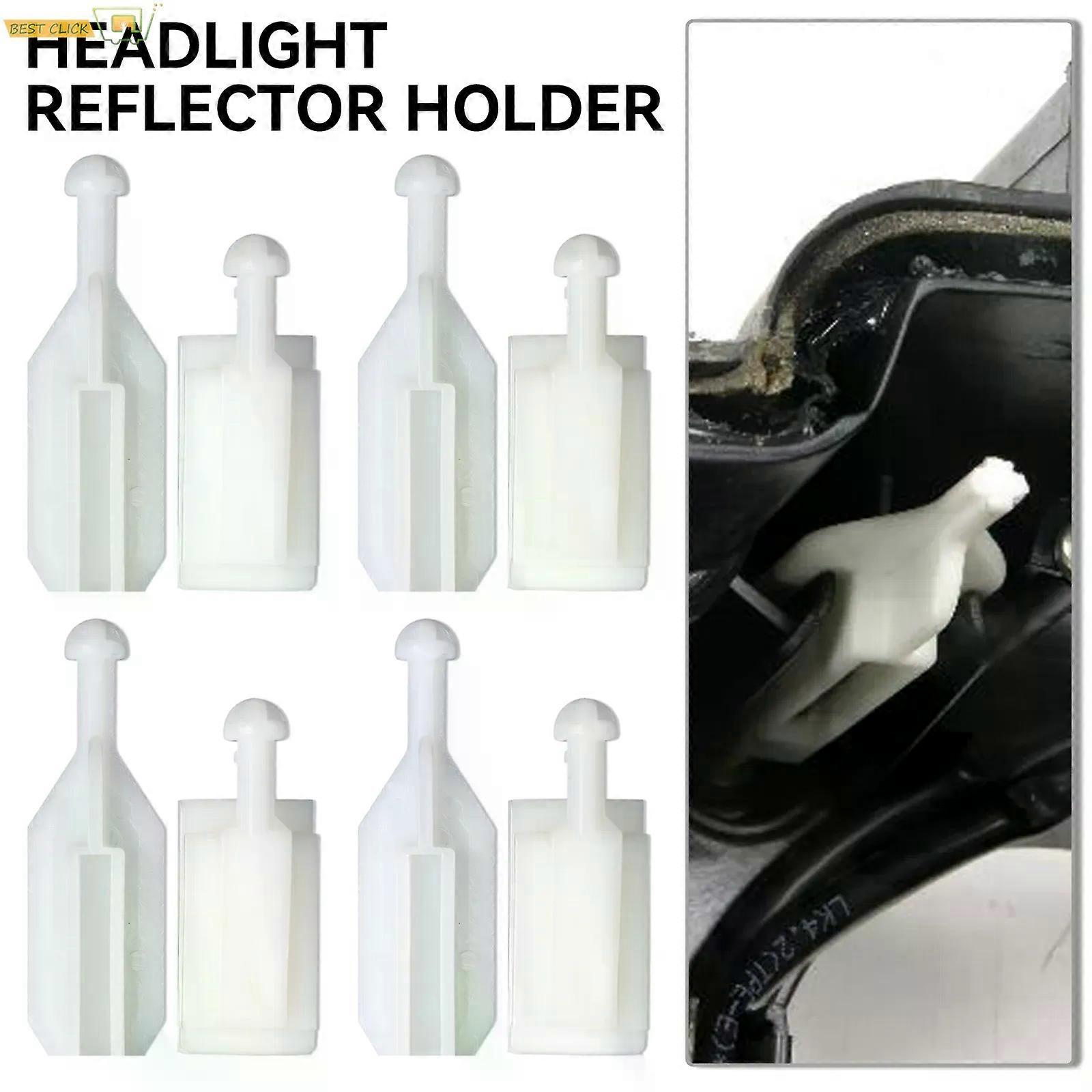 8 Pcs Car Headlight Reflector Adjuster Repair Kit For BMW 5 Series E39 2000 2001 2002 2003 OE 63120027924 Car Replacement