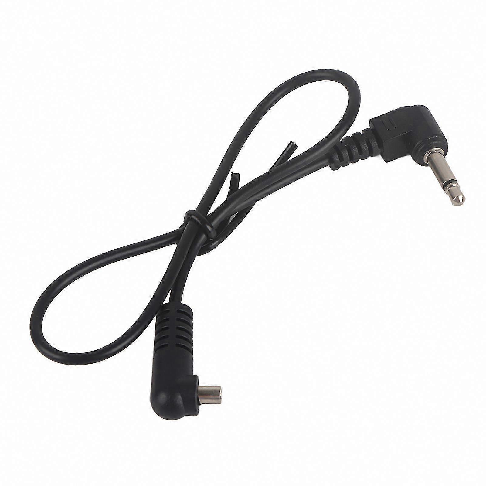 Screw Lock 3.5mm Male PC Flash Sync Cable Cord with Jack Plug