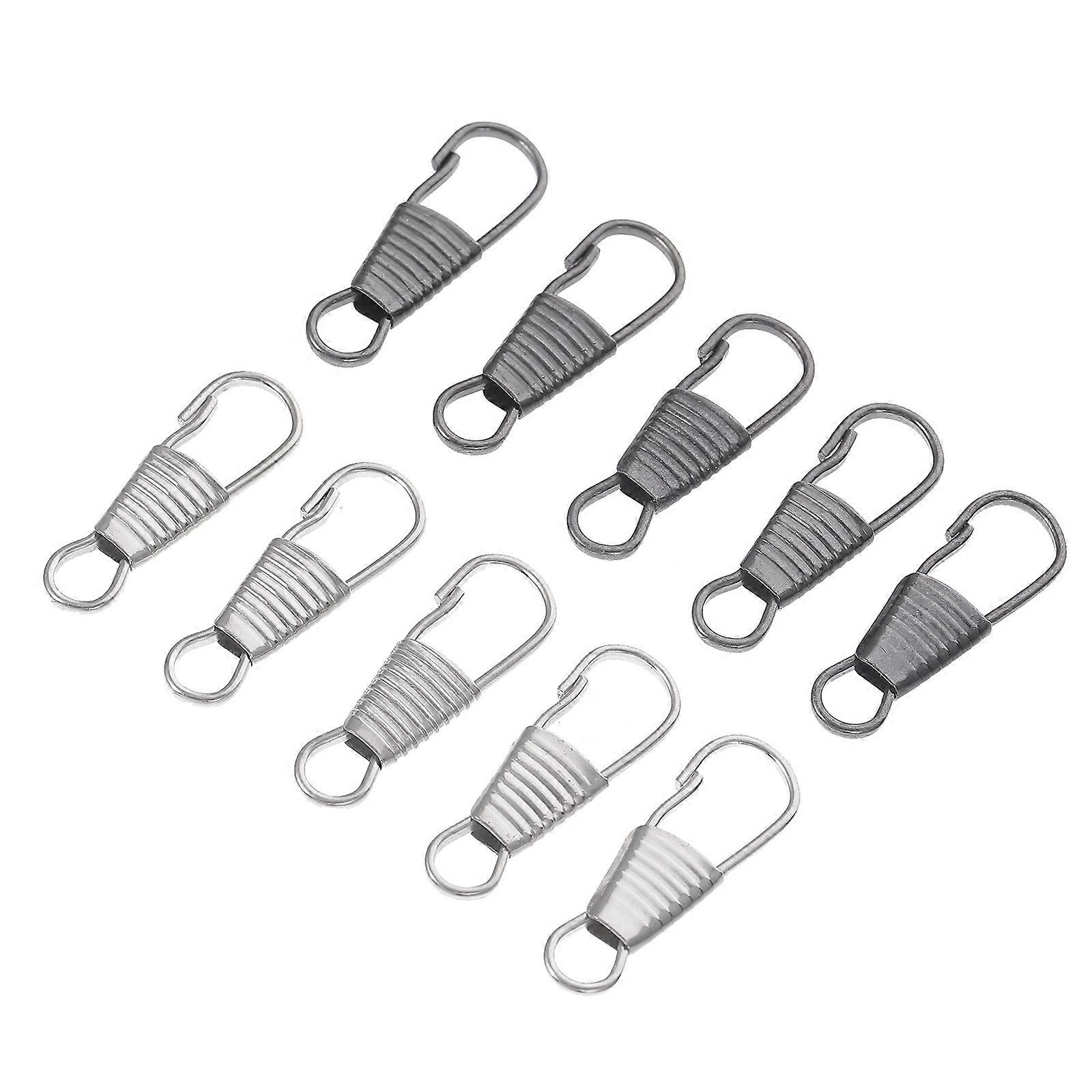 Zipper Pulls Tabs Iron Multi-Purpose DIY Replacement 10Pcs for Luggage