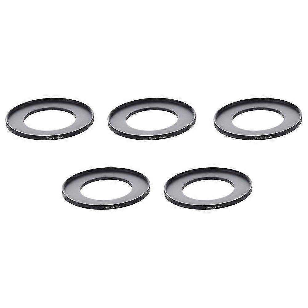 5X Camera Lens Filter Step Up Ring 49mm-77mm Adapter