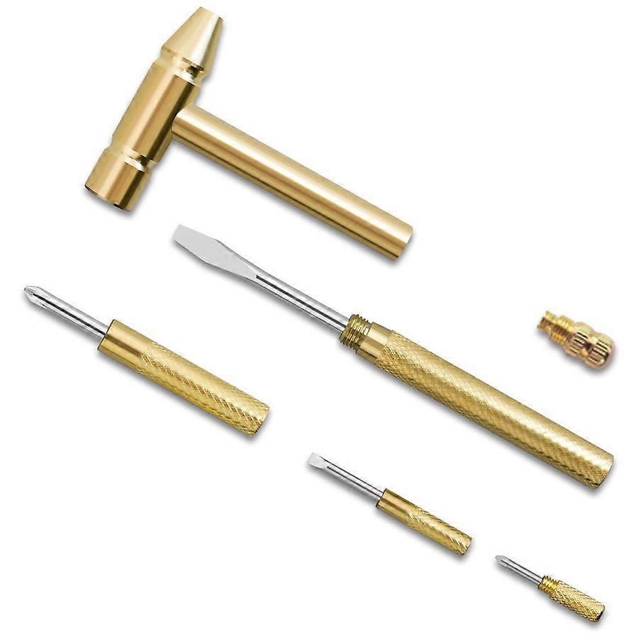 6-in-1 Mini Hammer Screwdriver Set, Multi-Function Precision Repair Tool Kit