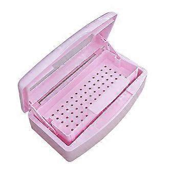 Nail Tool Disinfectant Box Space Saving Nail Tool Sterilizer Box Perfect For Small Salons  White