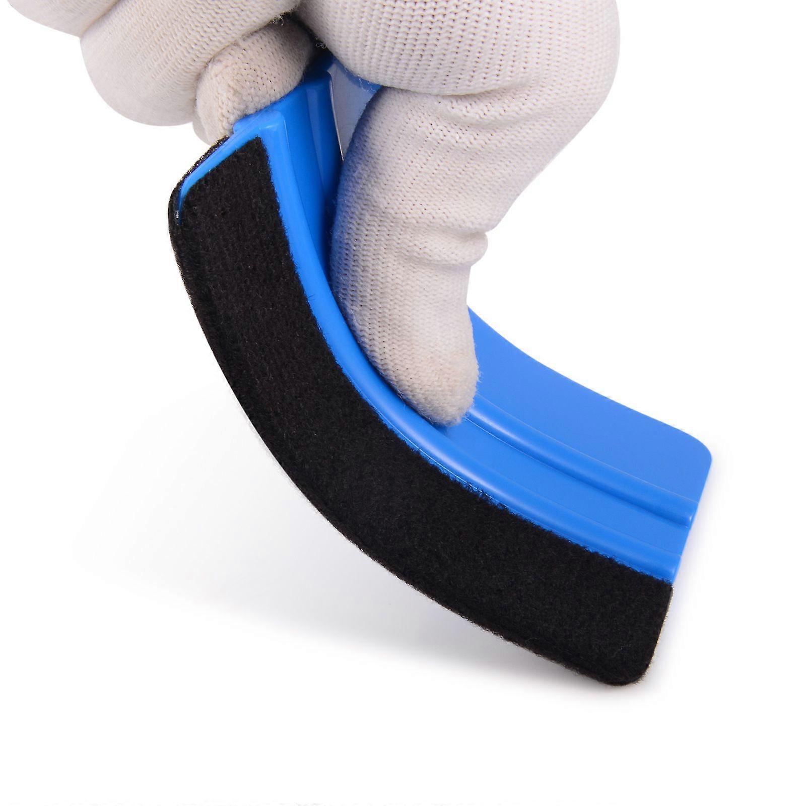 Car sticker squeegee set, felt edge squeegee set, plastic felt edge squeegee,