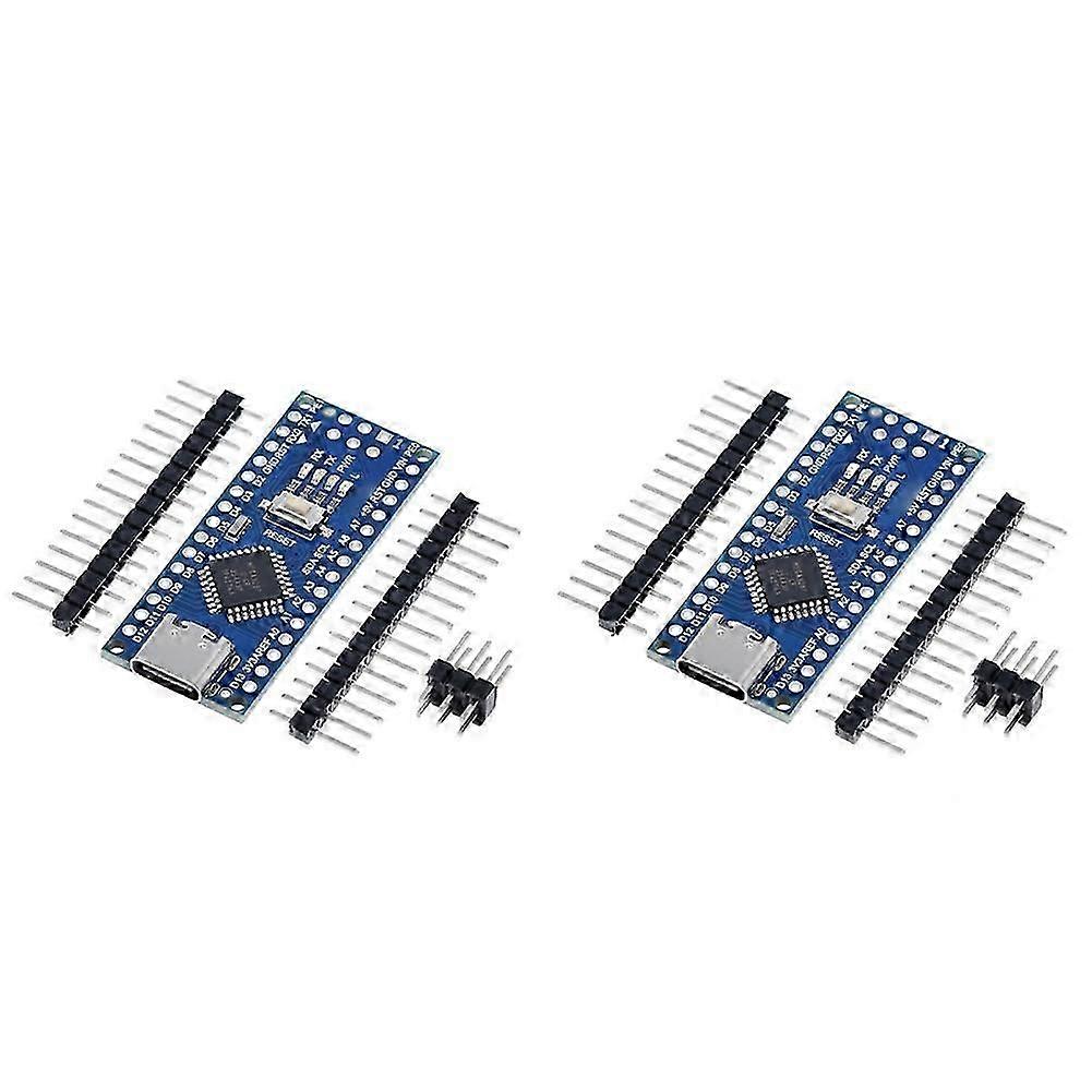2 pieces compatible with Type-C Nano Board V3.0 with PIN headers. Compatible with Electronics Development Board ATME.