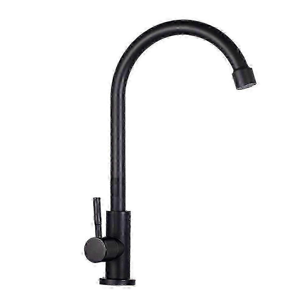 Rotatable cold water faucet for kitchen single outlet