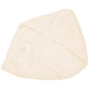 Hair Towel Wrap Soft Hair Turban for Fast Drying 2Pcs White Towels