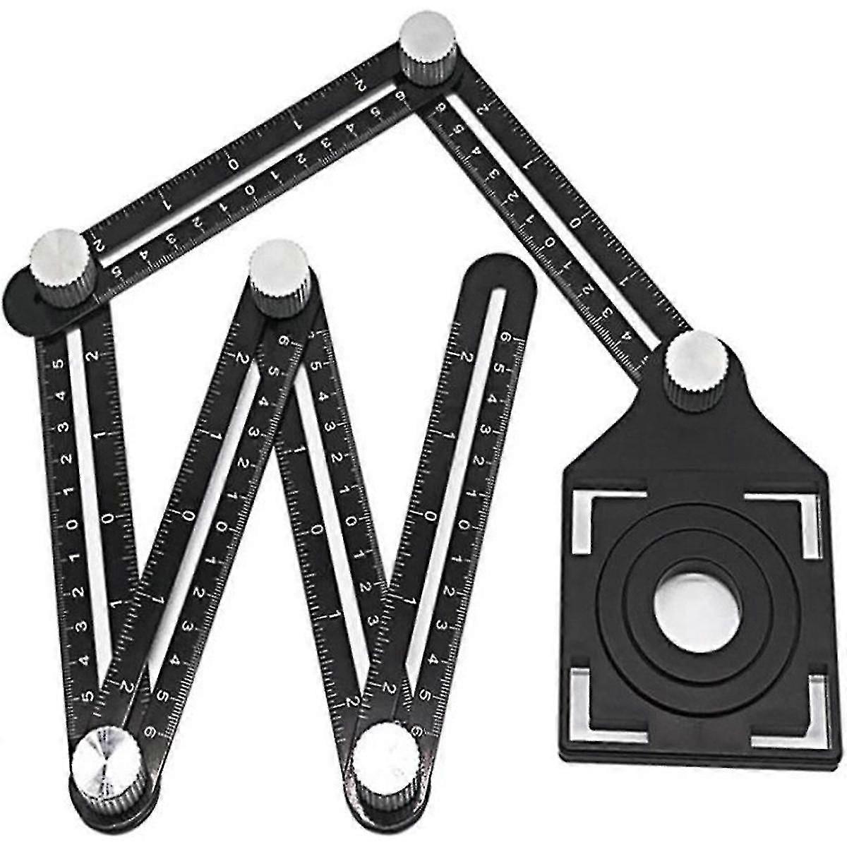 Multi Angle Ruler Measure Folding Positioning Tile Tile Hole Finder