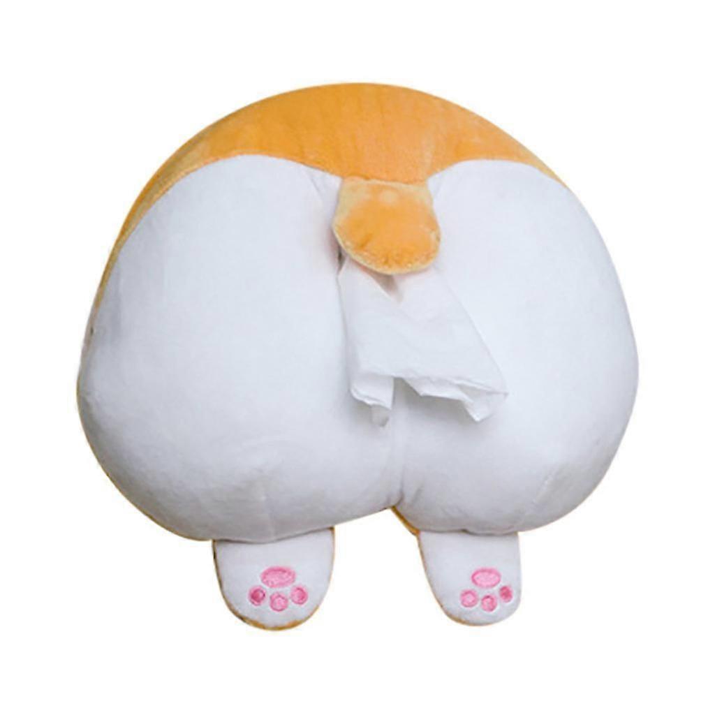 Tissue Box Soft Adorable Corgi Butt Shaped