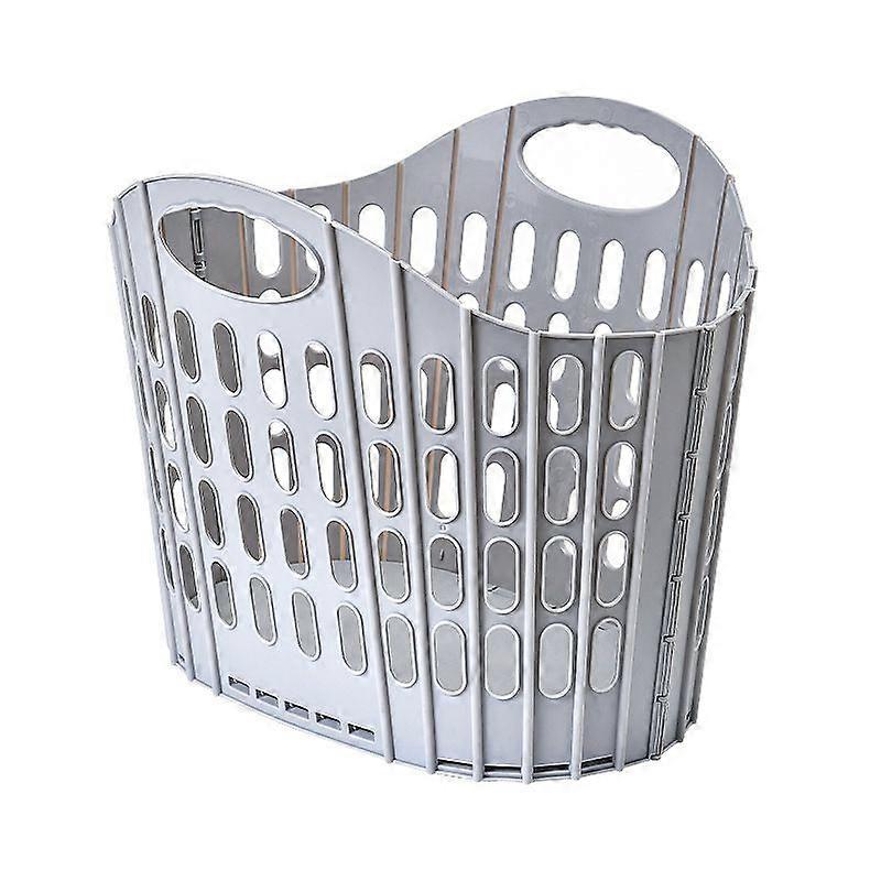 Laundry Basket Hamper, Grey, 40x20x32cm