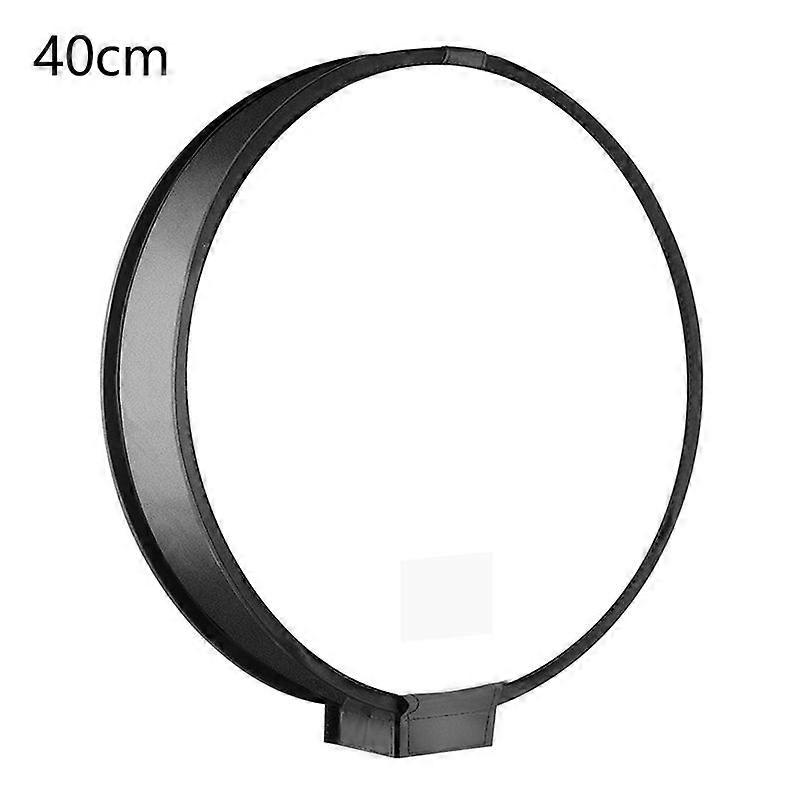 30/40cm Universal On-camera Round Photography Flash Diffuser Reflector Soft Box JIKAIX