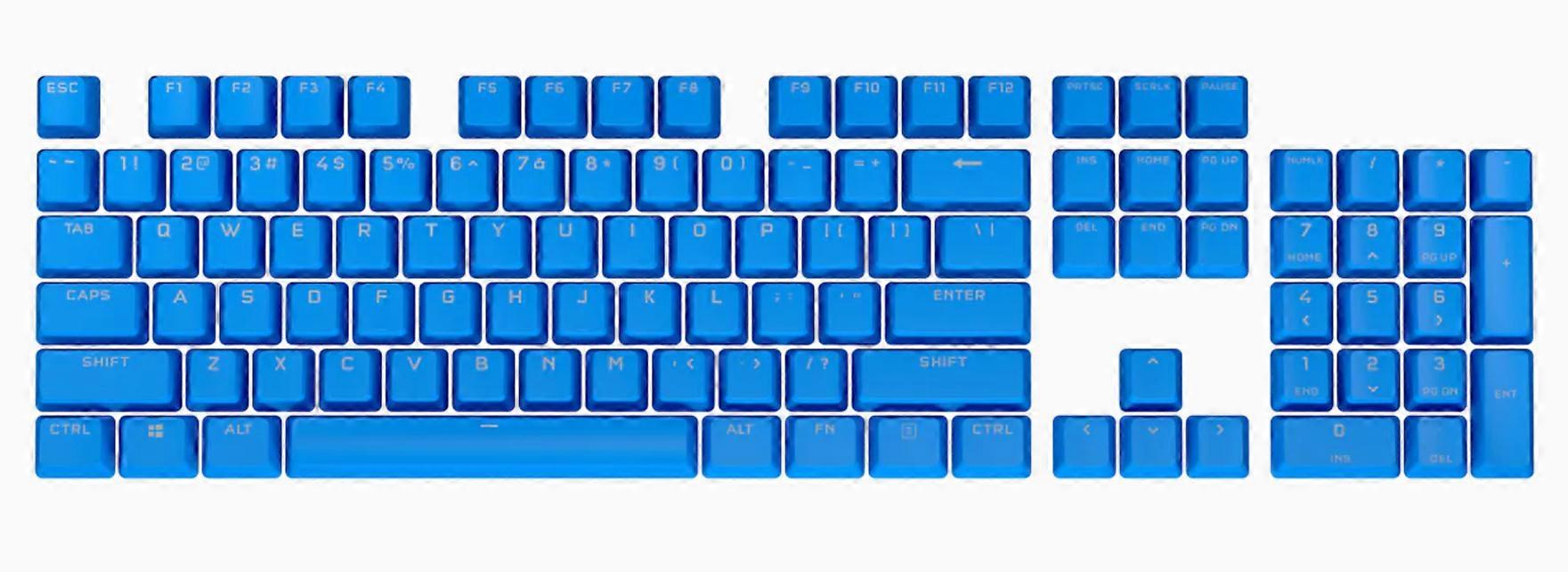 PBT DOUBLE-SHOT PRO Keycap Mod Kiti - Elgato Blue