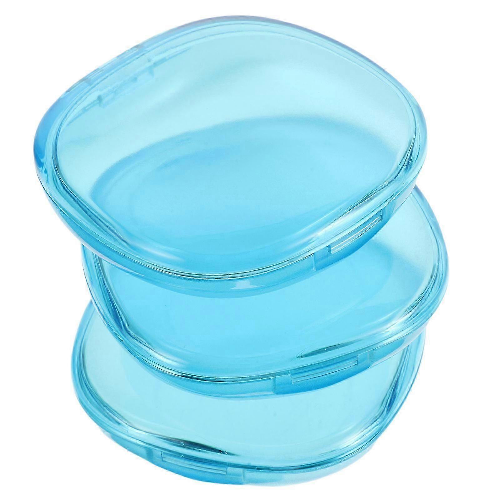 Transparent Retainer Case for Dental Use with 3Pcs Portable Storage Boxes