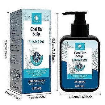 Coal Tar Extract Scalp Relief Shampoo - Antidandruff Solution for Seborrheic Dermatitis, Soothes Itchy Scalp & Hydrates Dry Hair