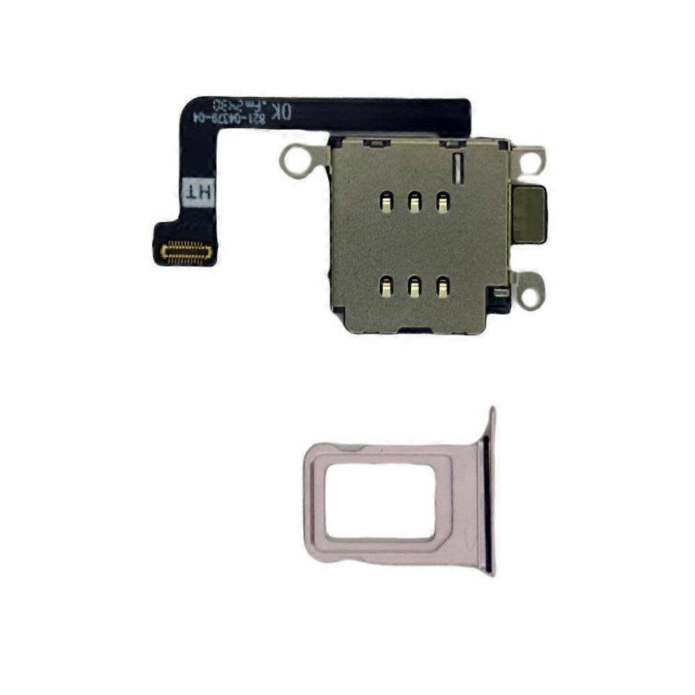 Dual Sim Reader and Sim Tray for iPhone 15 Plus Purple