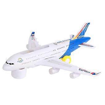 Elektriska barn Action Toy Flygplan Flygplan med ljus och ljud Leksaksplan för pojkar och flickor-m.3837