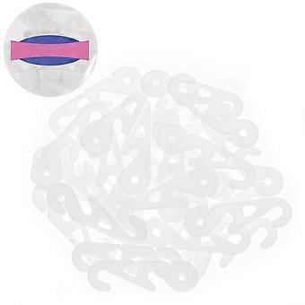 30 Pcs Masque Strap Étendre Crochets Masque en forme de S Boucles d’extension réglables Protecteurs d’oreilles