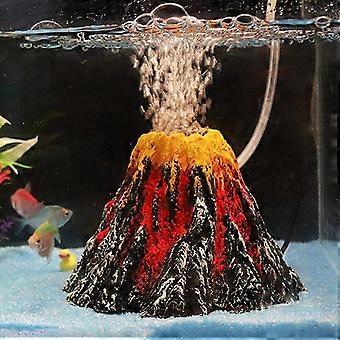 Vulkanisches Lavaharz Aquarium Dekoration Vulkan für Unterwasserdekoration