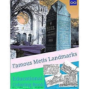 Famous metis landmarks coloring book