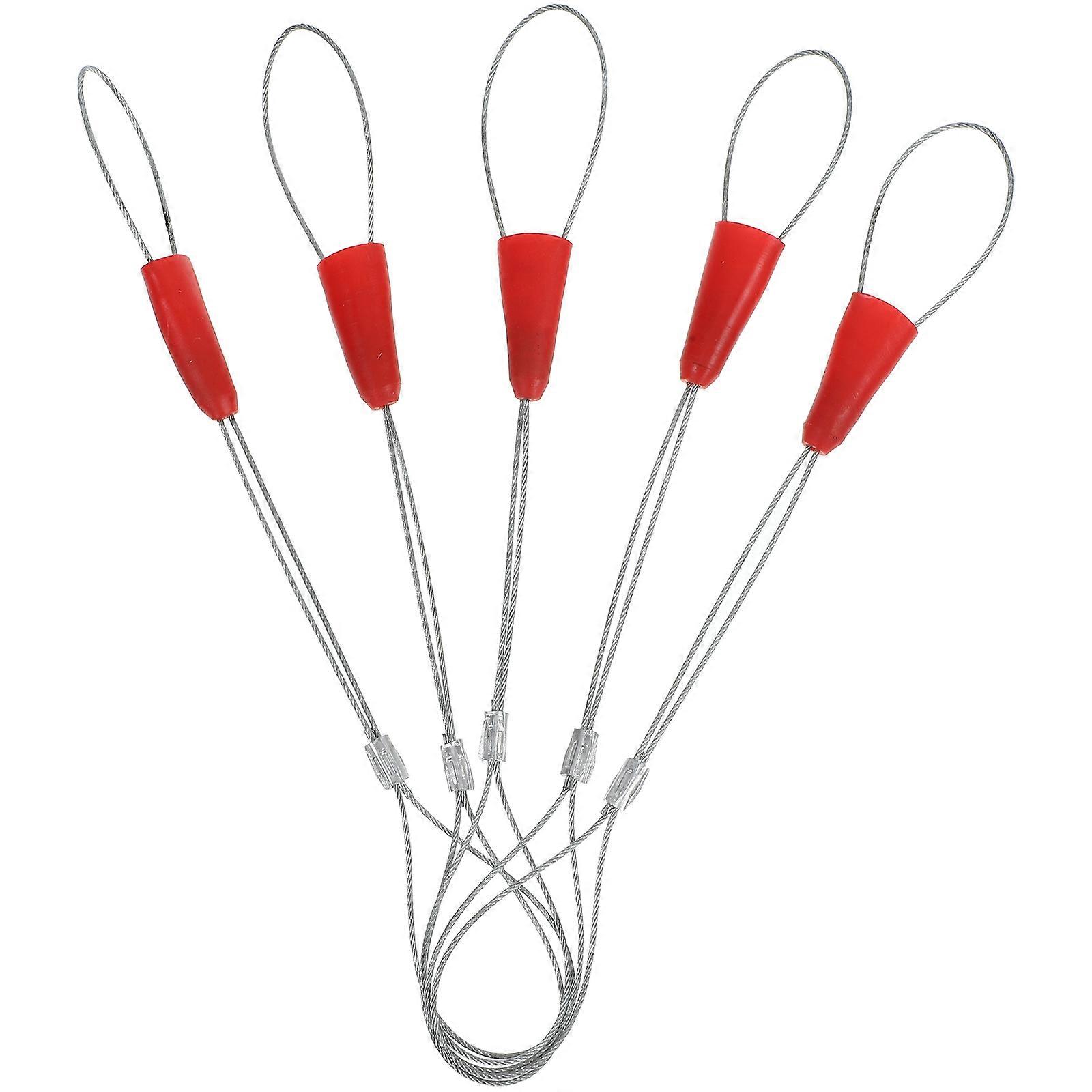 Silver Electrician Cable Pullers Wire Traction Puller Hand Tools 5Pcs