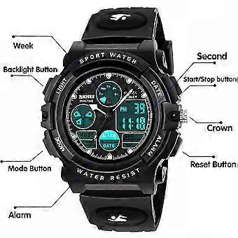 Sport Kids Digital Watch, Multifunction Waterproof Timepiece for Boys and Girls Ages 6-15