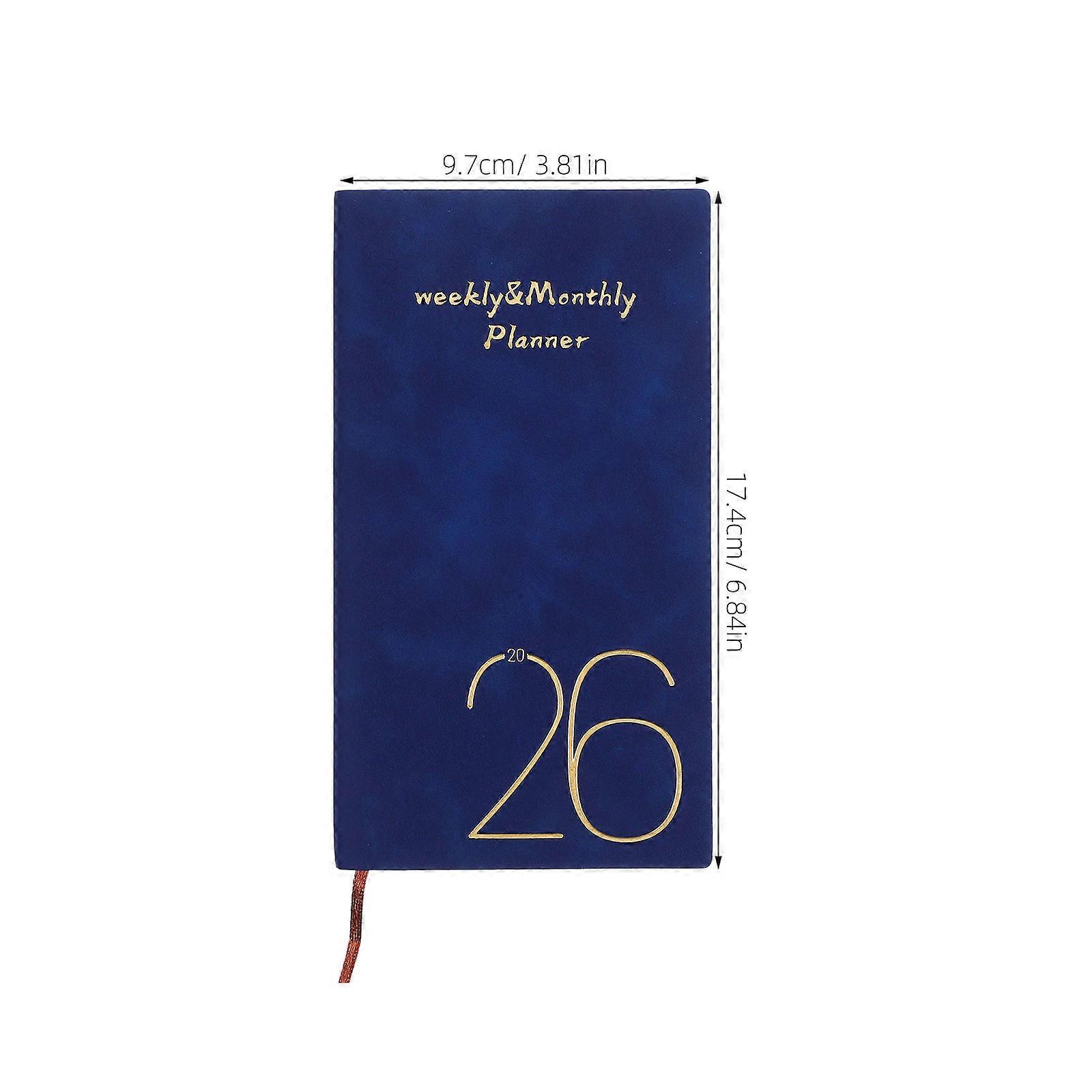 Daily Planner Notepad for Efficient Schedule Management Pocket Size 2026