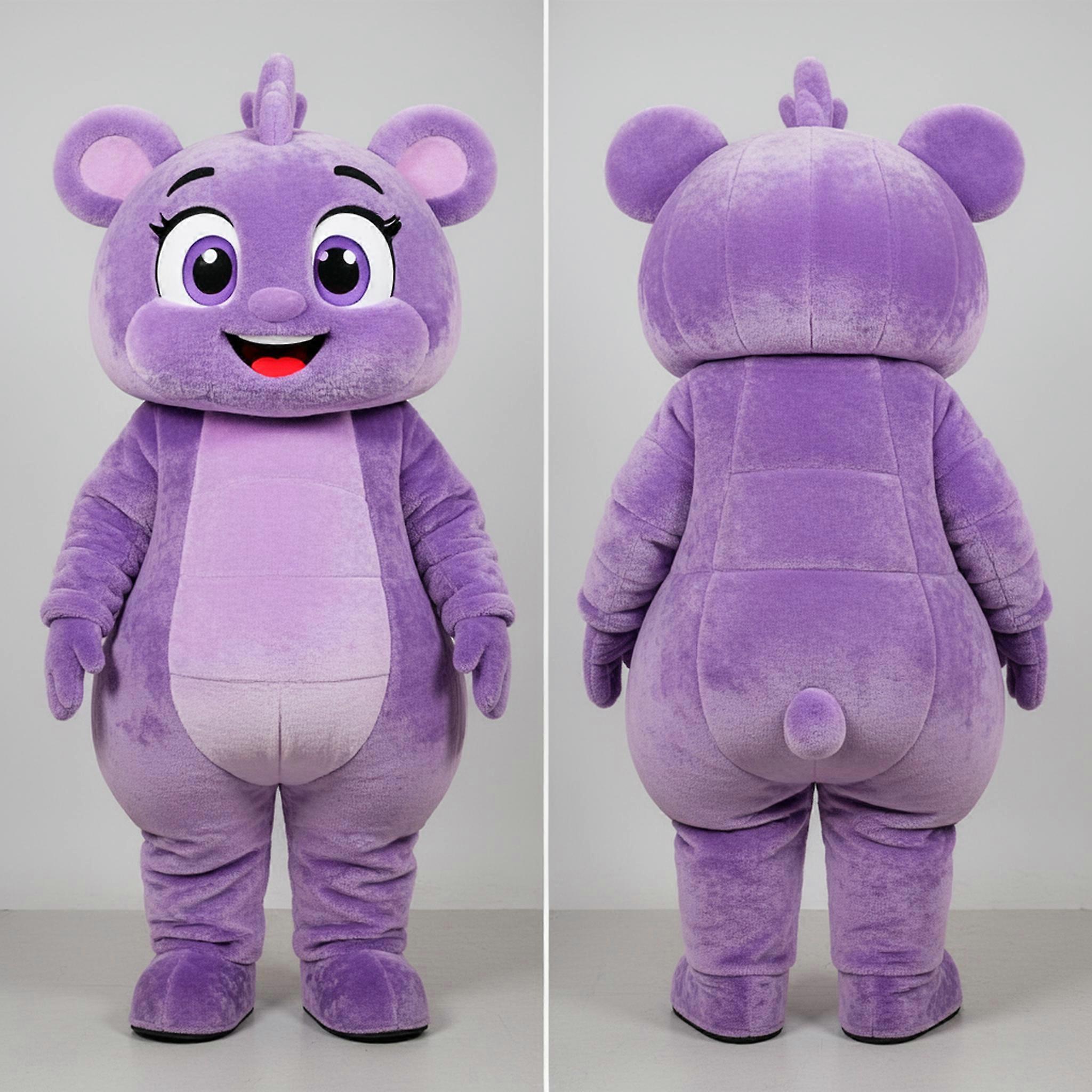 MASTICOT Lavender Gradient Gyro Mascot