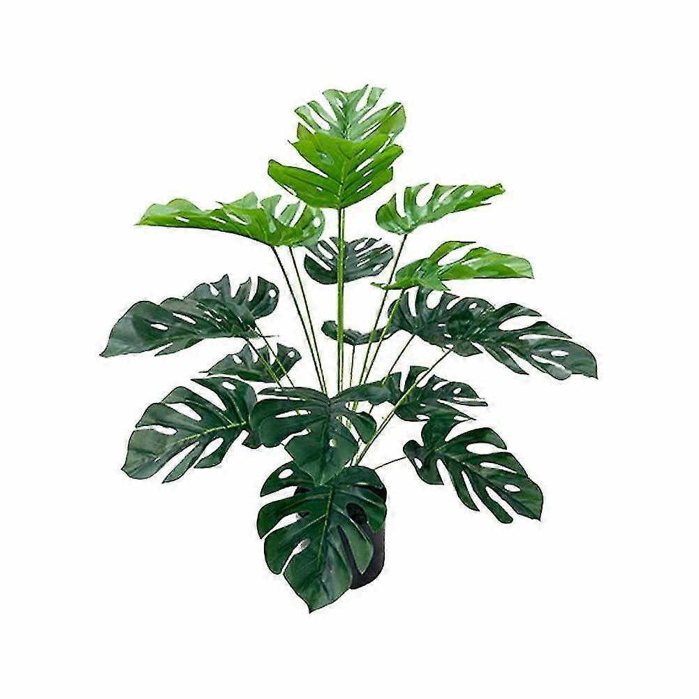 18 Head Turtleback Leaf Engineering Simulation Potted Plant Touch Glue Green Leaf Nordic Simple Plant