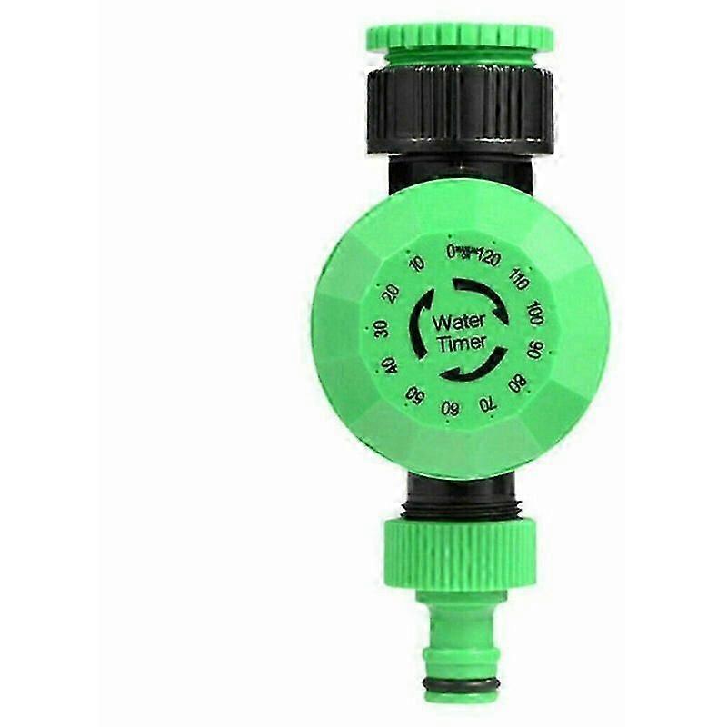 Automatic Irrigation Timer, Smart Button Automatic Controller, Material: Plastic, Green Color, Thread 26-27