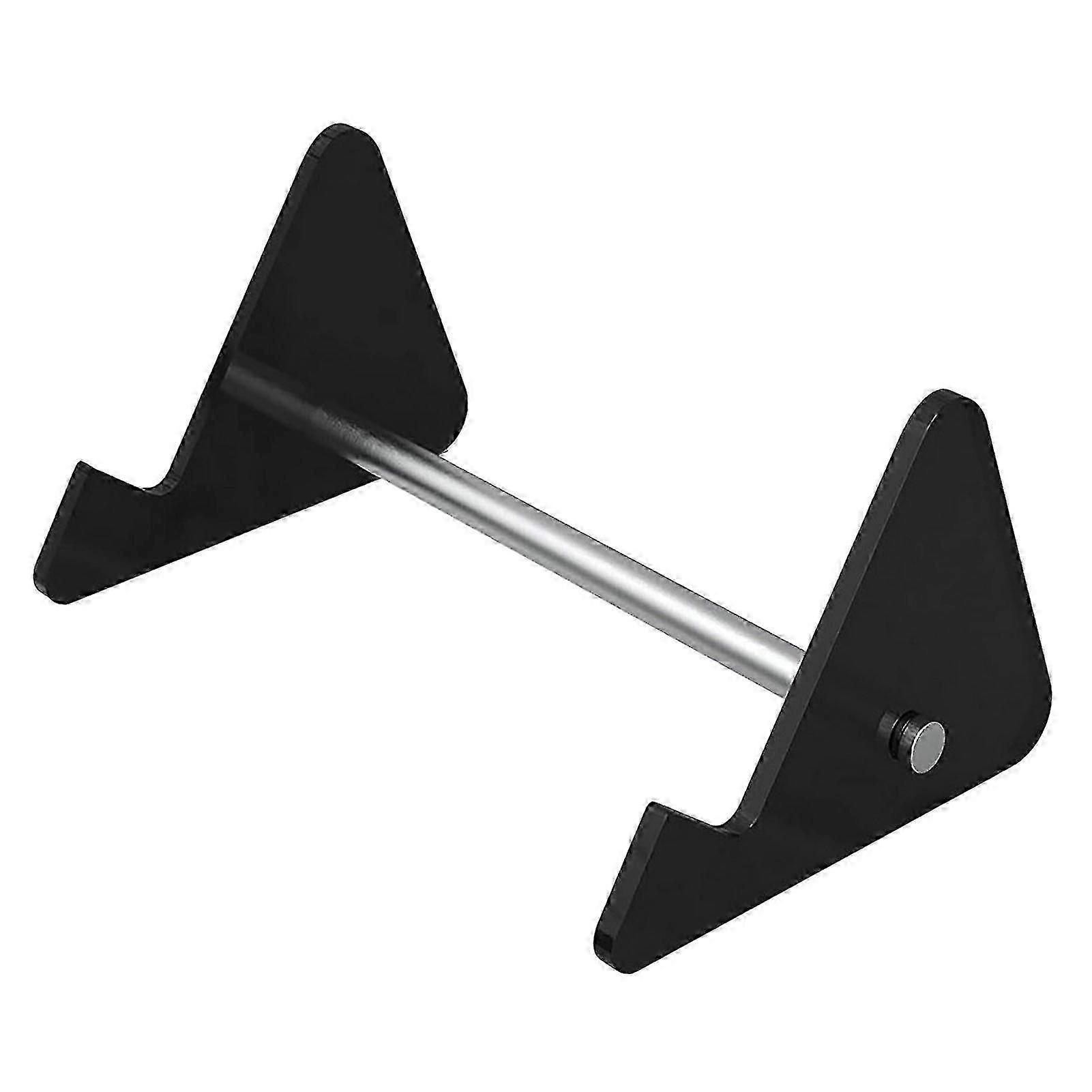 Acrylic Transparent Keyboard Stand - Black, Easy Install & Space-Saving