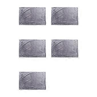 5X Solid Soft Living Room Bedroom Air-Conditioning Bed Blanket Sofa Bed Baby Blanket Solid Color Warm Protection Knee