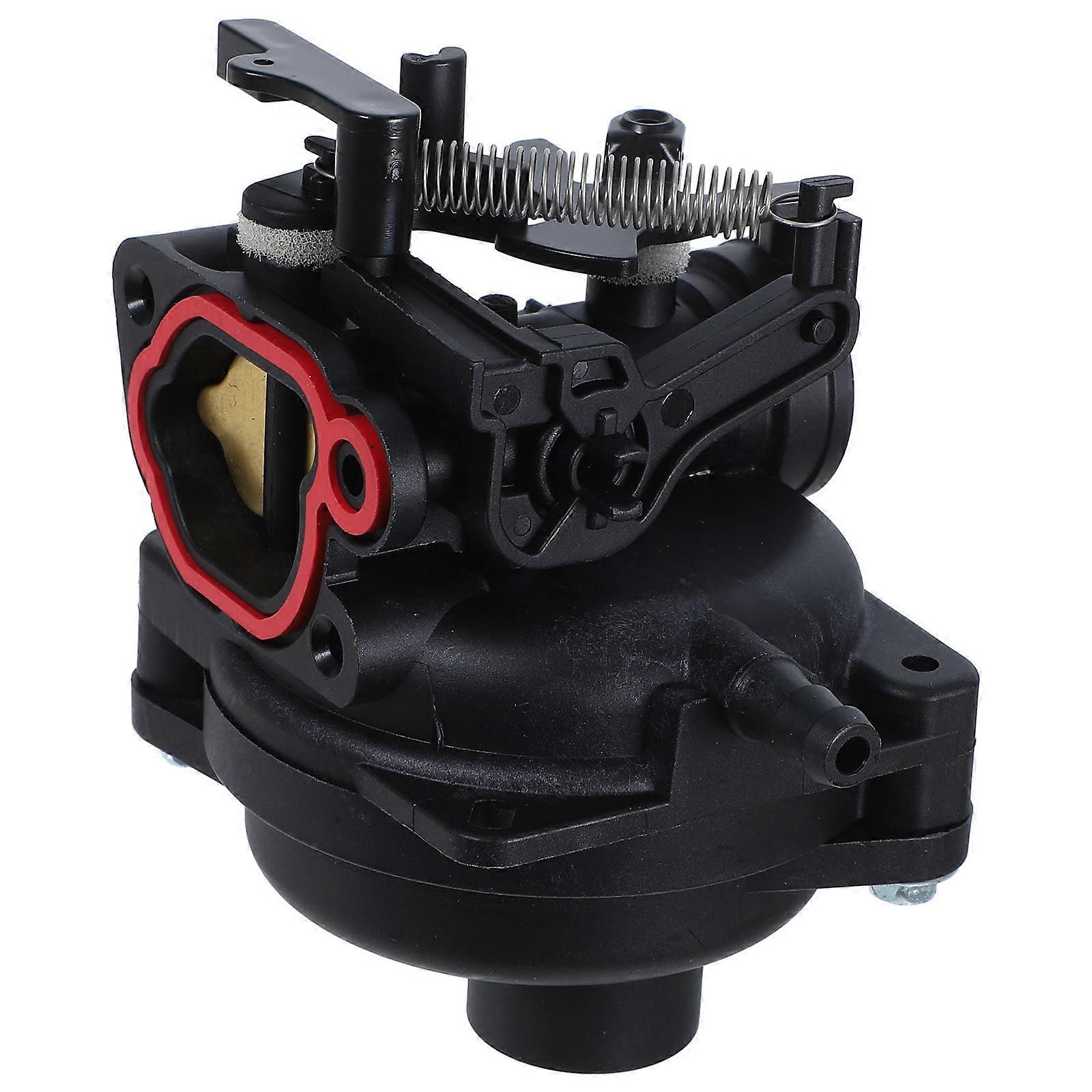 Lawn Mower Engine Carburetor Replacement Kit for Smooth Operation Black PP