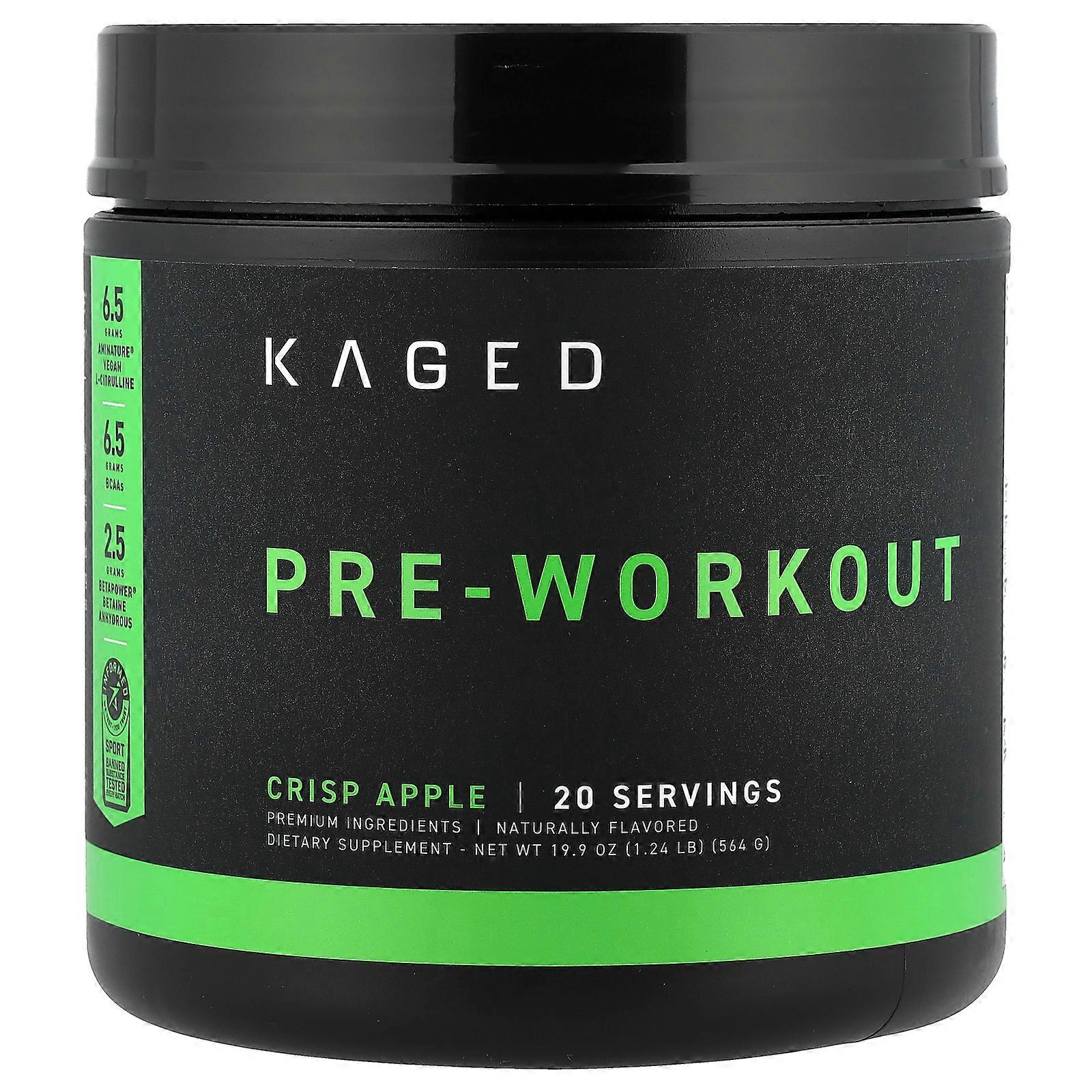 Kaged, Pre-Workout, Crisp Apple, 1.24 lb (564 g)