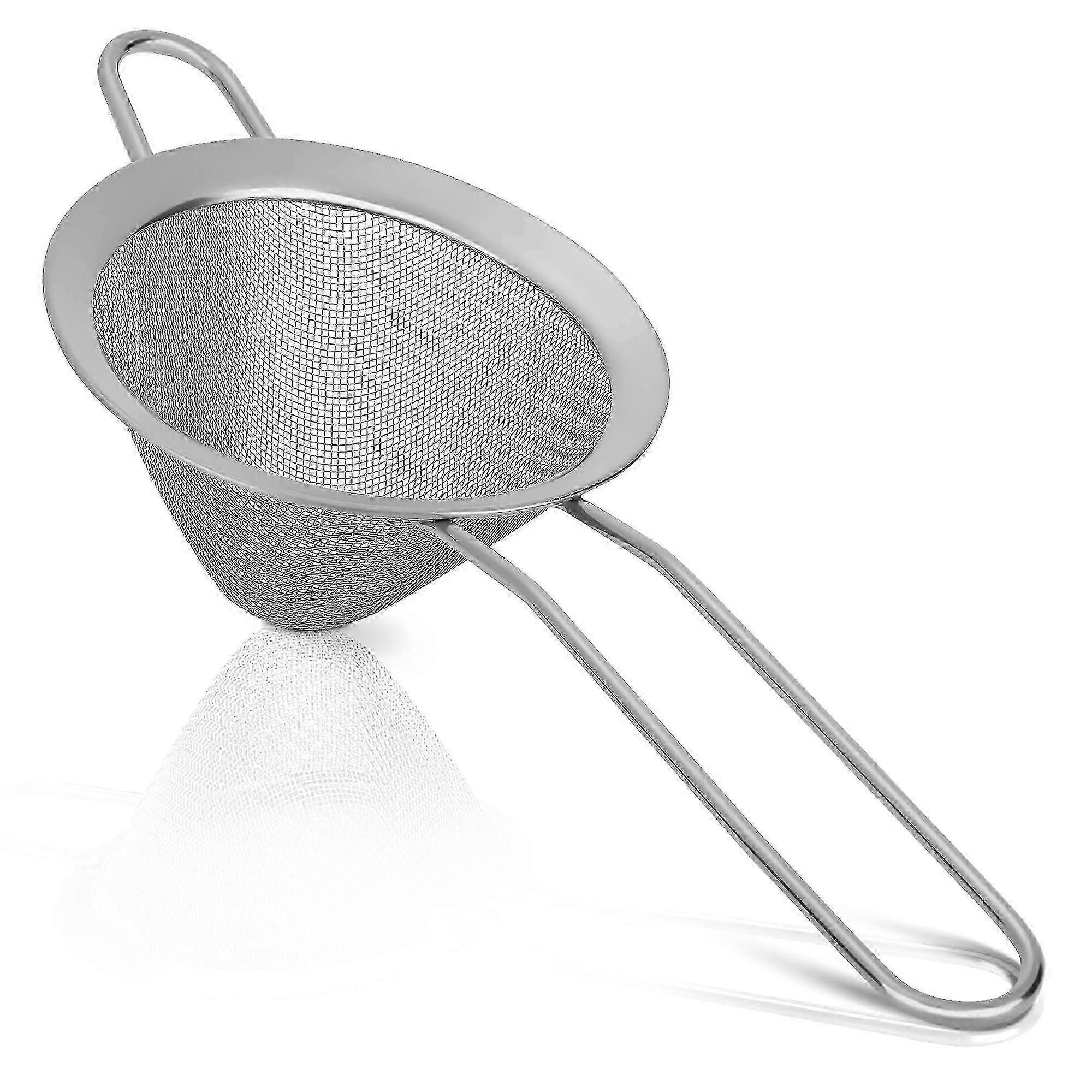 Mini Cocktail Strainer Rust-Proof Stainless for Tea, Herbs Coffee Filtering